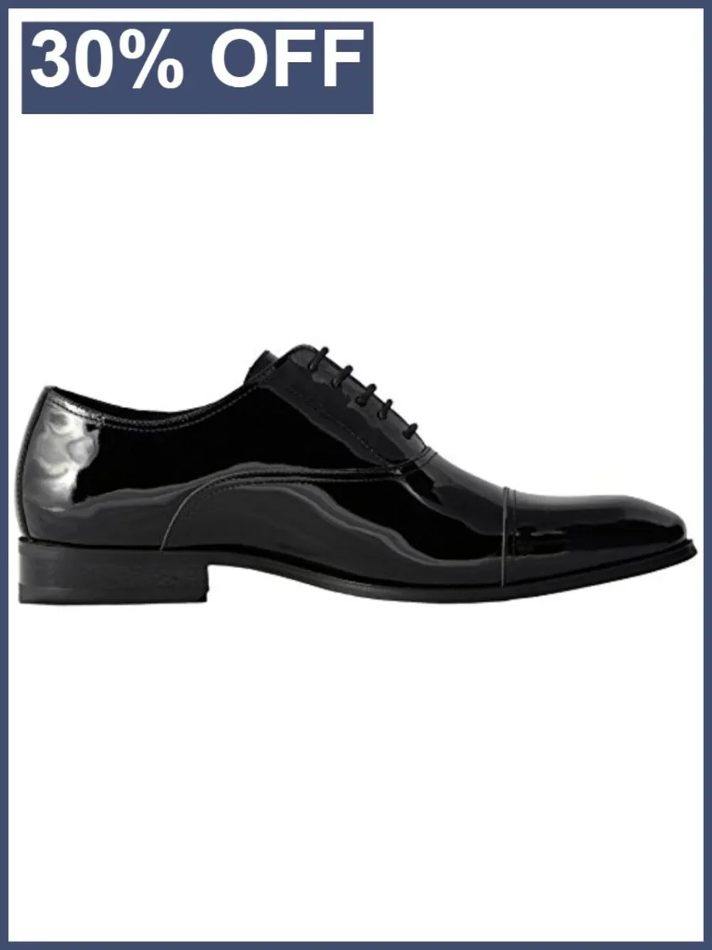 Florsheim Tux Cap Toe Oxford Men's Dress Shoes Patent Leather Lace-Up